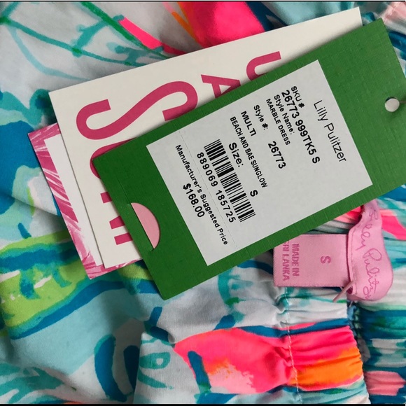 NWOT Lilly Marble Dress (kept tags) - Picture 5 of 7